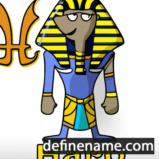 cartoon of the name Pharaoh