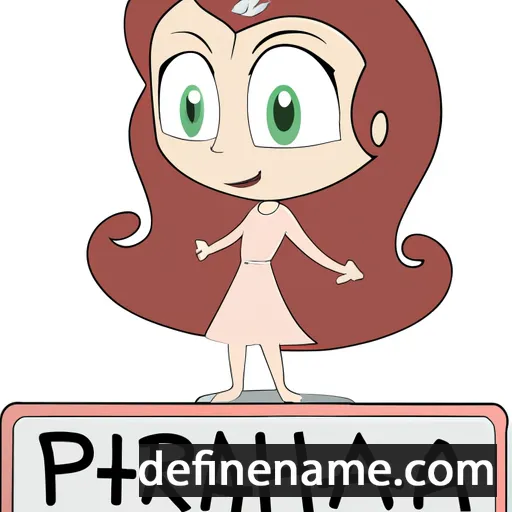 cartoon of the name Pharina