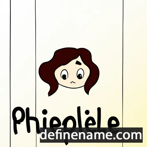 cartoon of the name Phéline