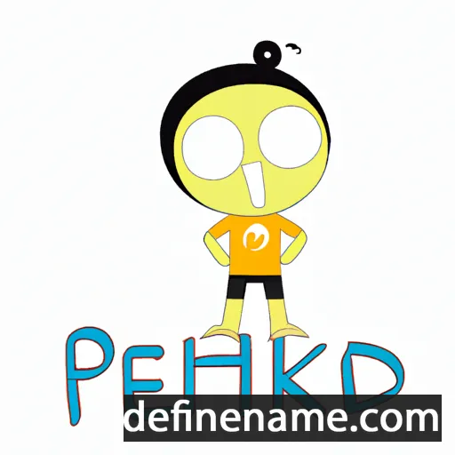 cartoon of the name Pheakdei