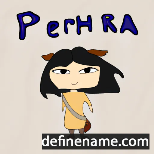 cartoon of the name Pheera