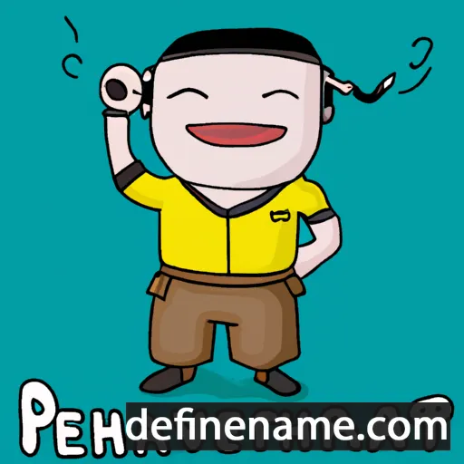 cartoon of the name Pheerawat