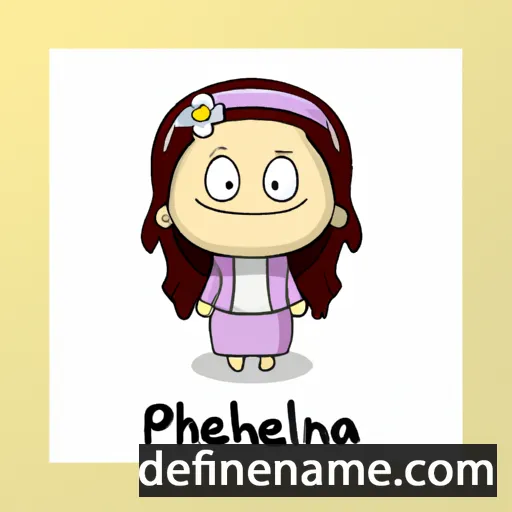 cartoon of the name Phelina