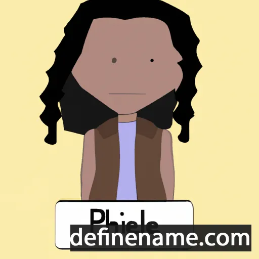 cartoon of the name Pheline