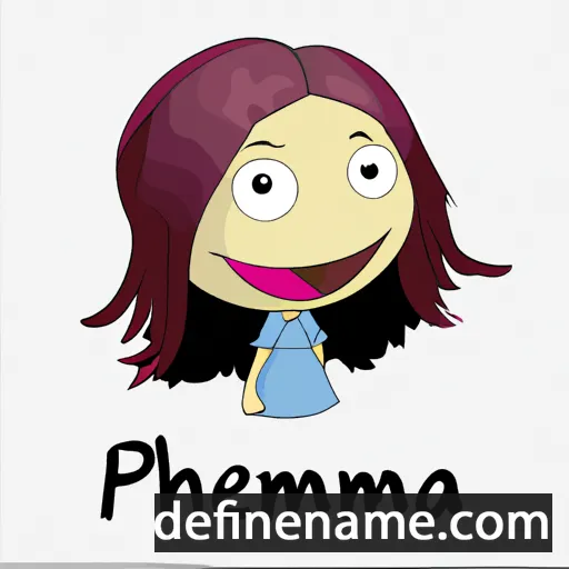 cartoon of the name Phemia