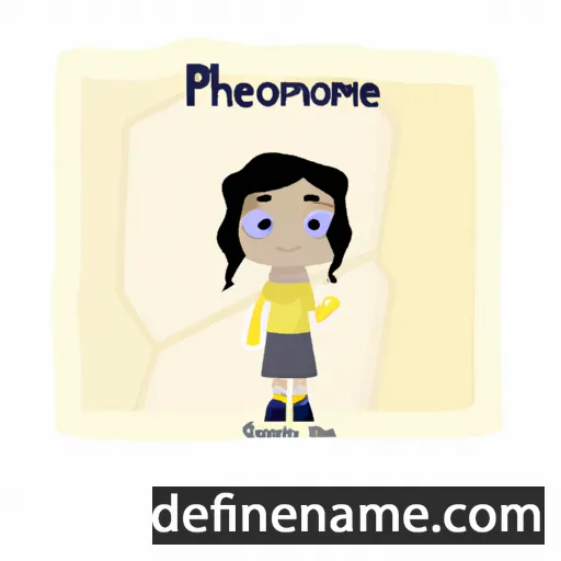 cartoon of the name Phemonoe