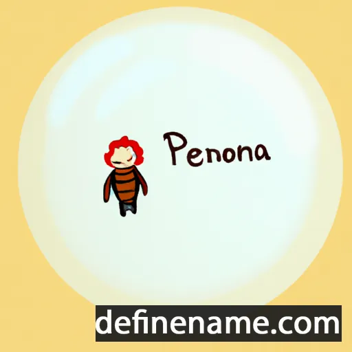 cartoon of the name Pheona