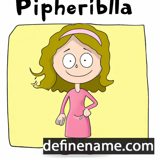 cartoon of the name Philberta