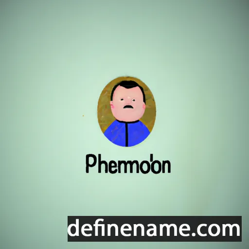 cartoon of the name Philémond