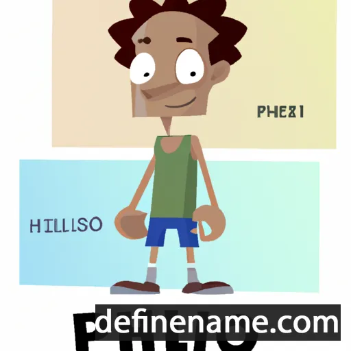 cartoon of the name Phileo