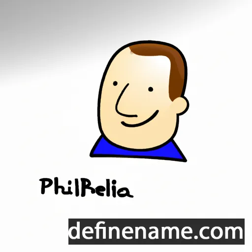 cartoon of the name Philiberthe