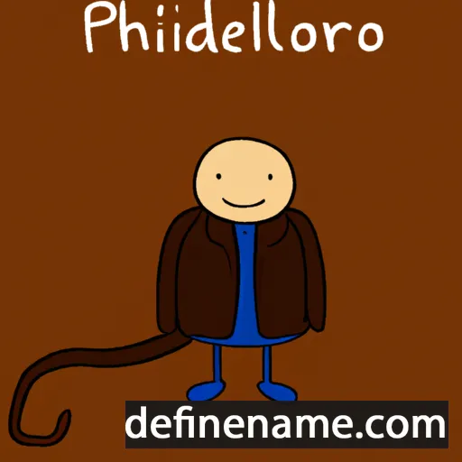 cartoon of the name Philidore