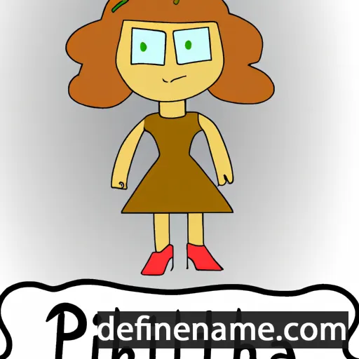 cartoon of the name Philietta