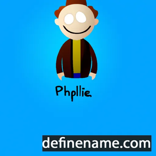 cartoon of the name Philiponet