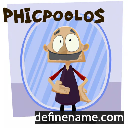 cartoon of the name Philocles