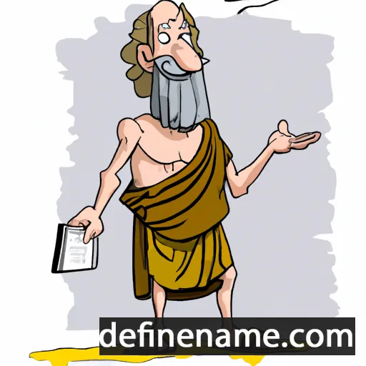 Philocrates cartoon