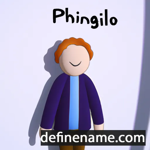 cartoon of the name Philogone