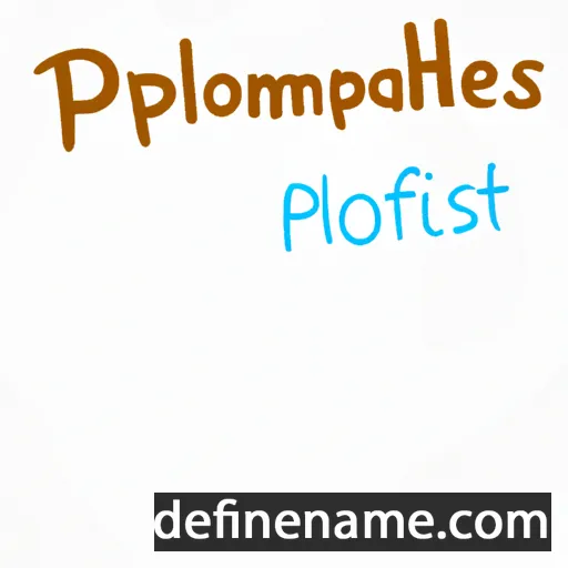 cartoon of the name Philomathes