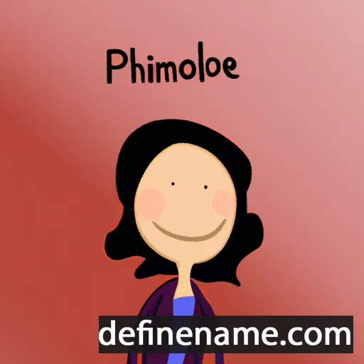 cartoon of the name Philomèle