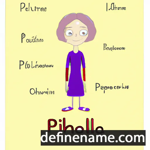 cartoon of the name Philomina