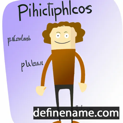 cartoon of the name Philonides