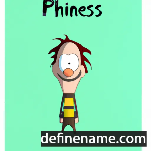 cartoon of the name Phinées