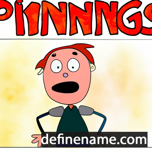 cartoon of the name Phinneas