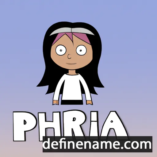 cartoon of the name Phira