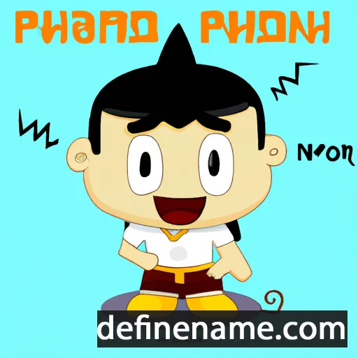 cartoon of the name Phirapon