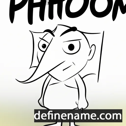 cartoon of the name Phirom