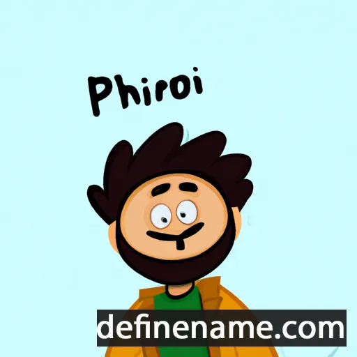 cartoon of the name Phiroz