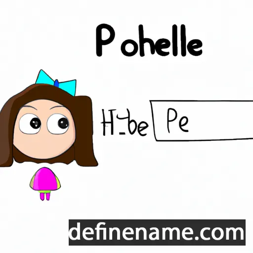 cartoon of the name Phœbé