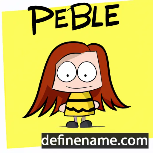 cartoon of the name Phoebee