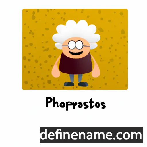 cartoon of the name Phosterios