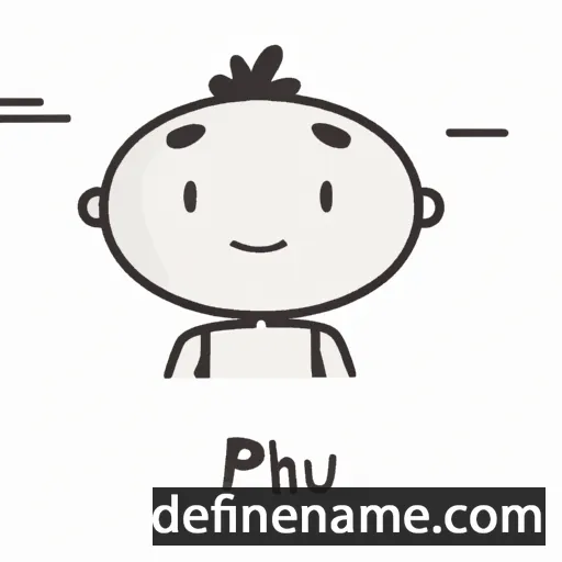 cartoon of the name Phou