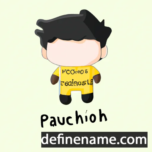 cartoon of the name Phouchanh