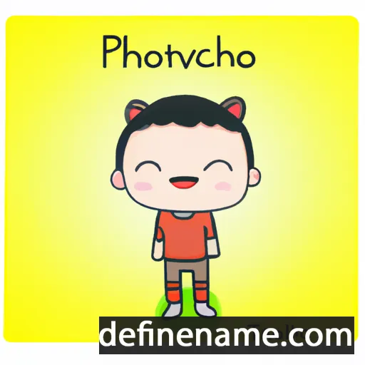 cartoon of the name Phoutthavong