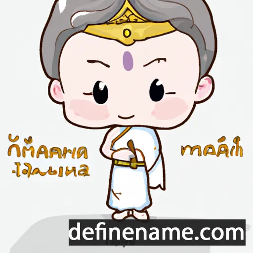 Phra Mae Thorani cartoon