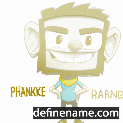 cartoon of the name Phrankee