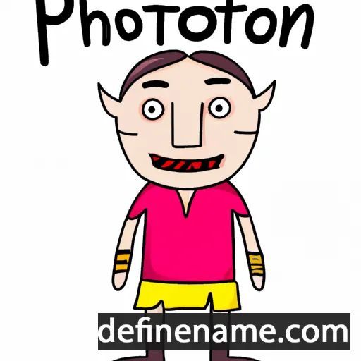 cartoon of the name Phronton