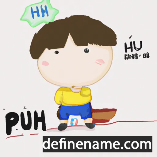 cartoon of the name Phú