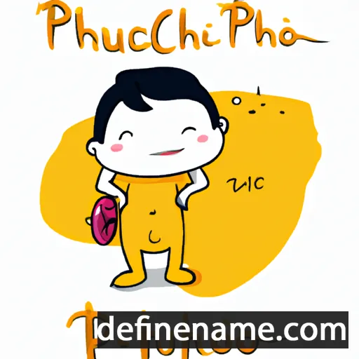 cartoon of the name Phước