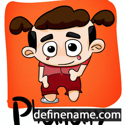 cartoon of the name Phueng