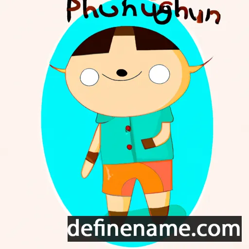 cartoon of the name Phuntsog