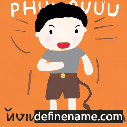 cartoon of the name Phuvah