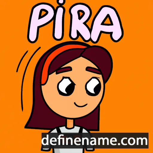 Pírea cartoon