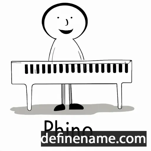 Piano cartoon