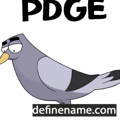 cartoon of the name Pidge