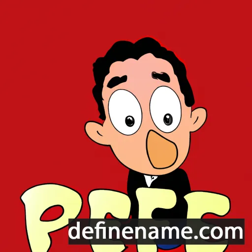 cartoon of the name Pière