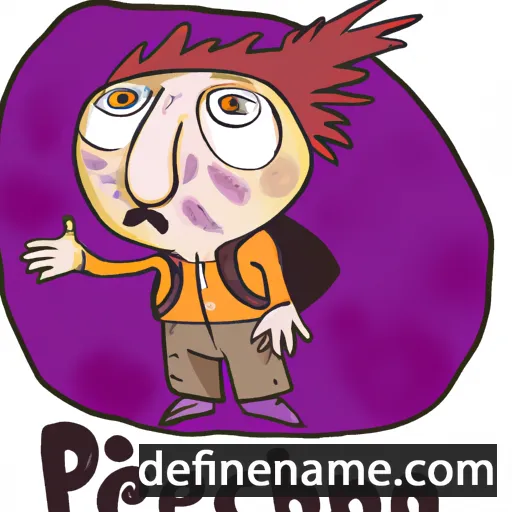 cartoon of the name Piechno